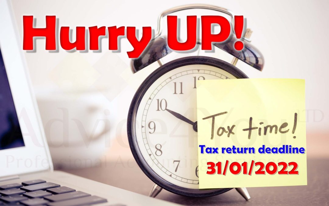 TAX RETURN DEADLINE 31/01/2022