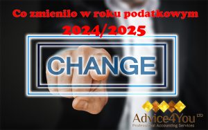 co zmienilo sie w roku podatkowym 2024-2025